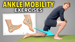 How to Improve Ankle Joint Mobility 4 Directions of Movement [upl. by Nelrah]