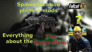 fallout 76 gauss pistol locationplanmods [upl. by Alludba]