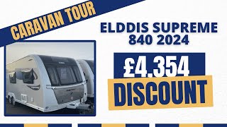 Elddis Supreme 840 Caravan Tour [upl. by Mikihisa430]