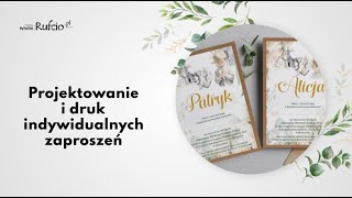 Zaproszenia na ślub Rufcio Jawornik Polski [upl. by Koran698]