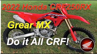 2022 Honda CRF250RX Ride Review Do it All CRF [upl. by Nalyad758]