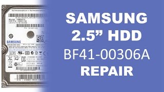 SAMSUNG hard drive HM321HI HM501II HM641JI 2AJ10001 BF41 00306A repair and data recovery [upl. by Sulakcin]