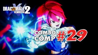 DLC 16 Combos  Combo Compilation 29  Dragon Ball Xenoverse 2 [upl. by Bocyaj682]