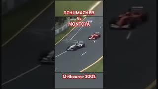 Schumacher Vs Montoya  Melbourne 2002 F1 [upl. by Elon]