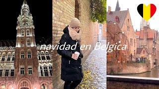 NAVIDAD EN BRUSELAS Y BRUJAS  Vlog viaje 🎄 [upl. by Ormsby]