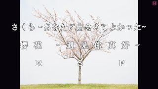 RSP  さくら あなたに出会えてよかった 樱花 遇见你真好『樱花樱花想见你』【動態歌詞】【高音質】 [upl. by Tehcac]