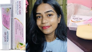 HONEST  Review of KOZICARE Skin Lightening Cream and Soap  Pharmacy Cream  Rehena Vlogs [upl. by Felice891]