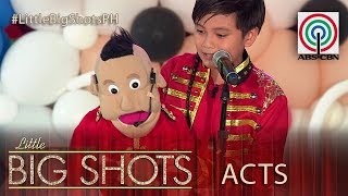 Little Big Shots Philippines Christmas Party Dwayne  10yearold Ventriloquist [upl. by Warms221]