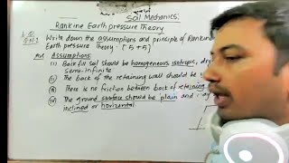 Rankine Earth Pressure Theory  Assumptions [upl. by Horton]