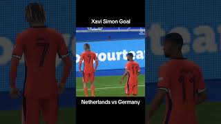 Xavi Simon Goal  fyp fifa football eafc24 game gameplay footballtiktok shorts reels [upl. by Oretna]