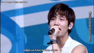 DBSK Doushite Kimi wo Suki ni Natte Shimattandarou live Jap  Eng  Romaji karaoke sub [upl. by Ydnas]