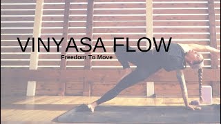 All Levels Hatha Vinyasa Yoga Class Freedom To Flow [upl. by Asimaj]