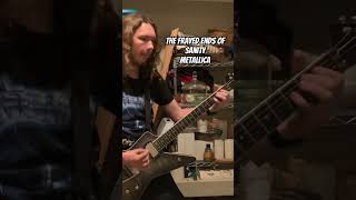 THE FRAYED ENDS OF SANITY guitar guitarcover metal metallica jameshetfield kirkhammett [upl. by Itsrik]