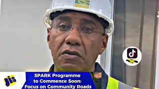 OMG ANDREW HOLNESS ROAD WORK SPARK PROGRAMME TO COMMENCE SOON FOCUS ON COMMUNITY ROADS [upl. by Airamahs]