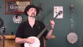 Frailing Banjo Lesson Peggy Gordon [upl. by Emmit]