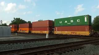 Southbound Intermodal train [upl. by Teerpnam]