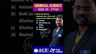 rrbje sscje exam generalscience pyqs  chemistryquestions expectedquestions  aceonline [upl. by Kobylak]