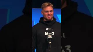 Michigan DE Braiden McGregor on Mike Macdonald’s Defense  seahawks shorts [upl. by Quintana]