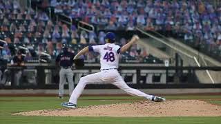 Jacob deGrom Pitching Mechanics Slow Motion First Base View [upl. by Aras]