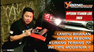 Upgrade Sinar Projector BILED Hyperion Titanium Next Level by Rayworks  Yoong Motor Semarang [upl. by Kcirtapnhoj]