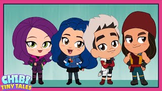 Descendants 123 As Told By Chibi 💜  Chibi Tiny Tales  Featuring Dara Reneé  disneychannel [upl. by Ainollopa254]