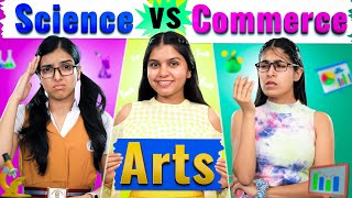 Arts Vs Science Vs Commerce  Topper vs Failure  School Students Life  Anaysa [upl. by Mccord]