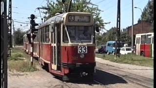 Tramwaje Warszawie w lipcu 1989 [upl. by Enael]