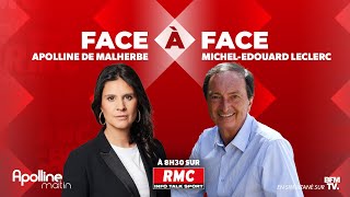 🔴 DIRECT  Linterview intégrale de MichelEdouard Leclerc sur RMC [upl. by Ettennat354]