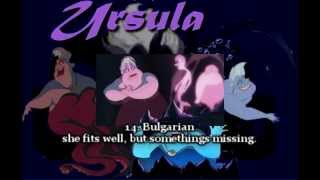 Personal Disney ranking Ursula [upl. by Sirod]