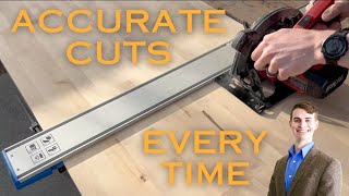 Kreg Guide Track Calibration with Circular Saw [upl. by Rudolfo534]