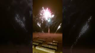 Belgium Wenduine fireworks on the beach [upl. by Eimmij]