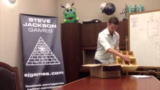 SJ Games Munchkin Tuckbox Display  Unboxing [upl. by Atinniuq]