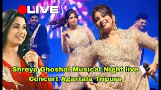 Shreya Ghoshal Musical Night live Concert Agartala Astabal  Tripura Tourism Fest 2024 [upl. by Phillane797]