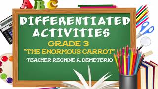 DIFFERENTIATED ACTIVITIES IN ENGLISH [upl. by Anaej]