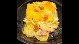 CHEESEY SCALLOPED POTATOES amp HAM [upl. by Scheers]