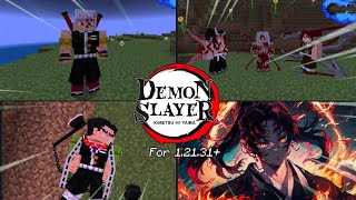 Minecraft demon slayer addon 12130demon slayer addon 12130addon de demon slayer 12130 [upl. by Nahte]