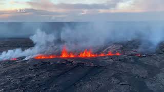 Hawaii Volcano Eruption Zone Flyover [upl. by Weitman]