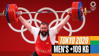 🏋️‍♂️ Mens 109 kg Weightlifting  Tokyo Replays [upl. by Krysta]