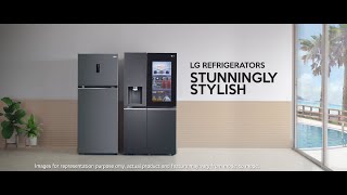 LG Refrigerator  Elevate Your Decor With StunninglyStylish Refrigerators  LG India [upl. by O'Donnell]