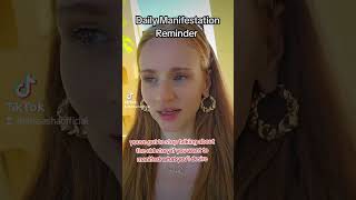 DAILY MANIFESTATION REMINDER  LAW OF ASSUMPTION  SHIFT REALITY [upl. by Eikcaj]