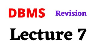 DBMS Revision  Lecture 7  Indexing in DBMS B Trees Hashing RAID Levels  Hash Functions [upl. by Searle]