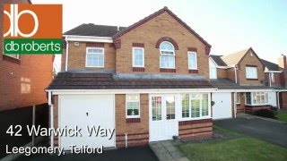 42 Warwick Way Leegomery Telford Shropshire [upl. by Aihseket346]