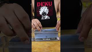 EASIEST WAY to SHARPEN YOUR KNIFE USING A WET STONE [upl. by Eelyram]