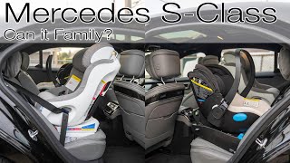 Can it Family How well does Clek Child seats fit in the Mercedes S Class [upl. by Thayne]