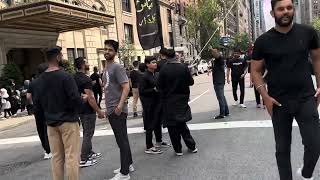 Ashura Imam Hussain AS Procession in New York City USA 2024 July 14 Sunday Muharram [upl. by Elsey58]