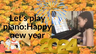 quotHappy New Yearquot piano [upl. by Kcirddot434]