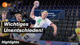 Deutschland  Schweden – Highlights  Handball OlympiaQualifikation – ZDF [upl. by Esaj]