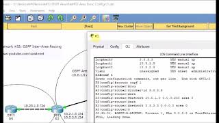 Network32 OSPF InterArea Routing [upl. by Ahsya]