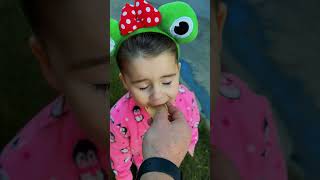 comedy 😂cute kid pranks dad👧🏻❤️🤣 [upl. by Storfer529]