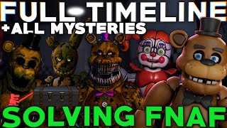 FNAF is SOLVED Five Nights at Freddys Timeline 2023 Complete Story amp Full Lore [upl. by Ingaborg]